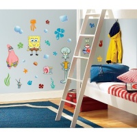 RoomMates RMK1380SCS SpongeBob Squarepants Peel & Stick Wall Decals