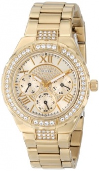 GUESS U0111L2 Gold-Tone Sparkling Watch