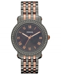 This Emma collection watch from Fossil is an alluring creation with dusky hues.