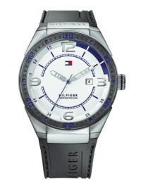 Tommy Hilfiger  Men's 1790806 Sport Grey Silicon and Stainless Steel Watch