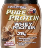 Pure Protein Whey Protein Chocolate Frosty, 2 lb