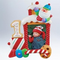 Hallmark Keepsake Ornament 2011 My First Christmas - Photo Holder - #QXG4409