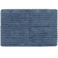 Shaw Living Saville Nylon 17-Inch by 24-Inch Bath Rug, Azure