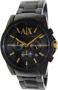 Armani Exchange Mens A|X Oversized Black Chronogra