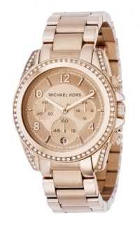 Michael Kors MK5263 Women's Rose Gold Runway Glitz Blair Chronograph Watch