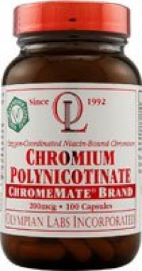 Chromium Polynicotinate 200mcg 100 Count