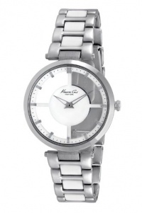 Kenneth Cole New York KC4827 Transparency Triple Silver Transparency Ladies Watch