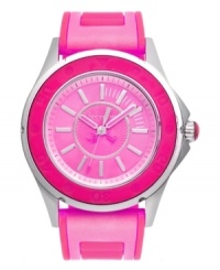 Sweetly designed in pink, this Rich Girl watch from Juicy Couture is a must-own for those playful days.