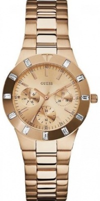 GUESS Women's U13013L1 Analog Display Quartz Rose Gold Watch