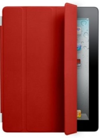 Apple iPad 2 Smart Cover, Leather,  RED MC950LL/A