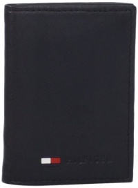 Tommy Hilfiger Men's Polished Lamb Trifold Credit Card Wallet