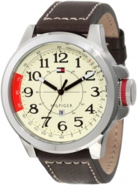 Tommy Hilfiger 1790844 Sport Stainless Steel and Khaki Brown leahter Watch