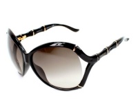 Gucci Gg 3509/S Shiny Black Frame/Brown Gradient Lens 62Mm