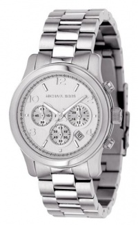 Women's Stainless Steel Quartz Chronograph Silver Tone Dial