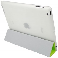 Luvvitt DOLCE Slim-fit Smart Cover Companion / Compatible TPU Case (Back Cover Only) for iPad 2 and iPad 3 - Transparent