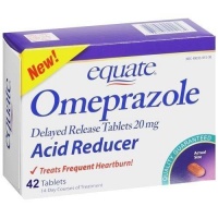 Equate Omeprazole 20.6 mg Acid Reducer Delayed Release Tablets, 42 -Count Box