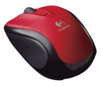 Logitech V220 Cordless Optical Mouse for Notebooks (Scarlet Red)