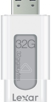 Lexar JumpDrive S50 32 GB USB Flash Drive LJDS50-32GASBNA (White)