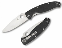 Spyderco Resilience Black G-10 PlainEdge Knife