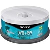 Sony 25DPW47RS2 DVD plus RW Re-Recordable DVD 25-Pack Spindle