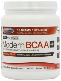 USP Labs Modern BCAA Plus Nutritional-Supplement, Punch, 18.89 Ounce