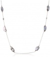 Judith Ripka Laguna Flat Baroque Pearl Gray Necklace, 36