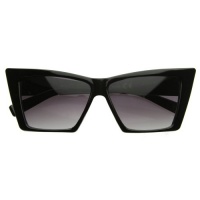 High Pointed Cat Eye Sunglasses Sharp Geometric Square Frame Cateyes