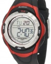 Armitron Unisex 456974RED Chronograph Black with Red Accents Digital Sport Watch