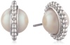 Carolee Picnic Pearls Pearl-Tone Ball Earrings