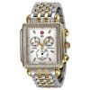 MICHELE Women's MWW06Z000013 Deco XL Analog Display Swiss Quartz Gold Watch