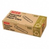 ACCO Recycled Paper Clips, Smooth Finish, Jumbo Size, 100 per Box, 10 Boxes per Pack (72525)