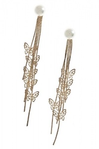 TIFFANY & ZARA BUTTERFLY CHAIN EARRINGS