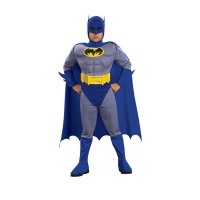 Batman The Brave and Bold Deluxe Muscle Chest Batman Child Costume