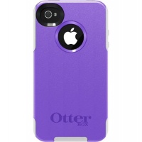 OtterBox Commuter Series Case for iPhone 4/4S - Frustration-Free Packaging - Purple/White