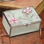 StealStreet SS-A-38101 Butterfly Decoration Jewelry Box, Pink